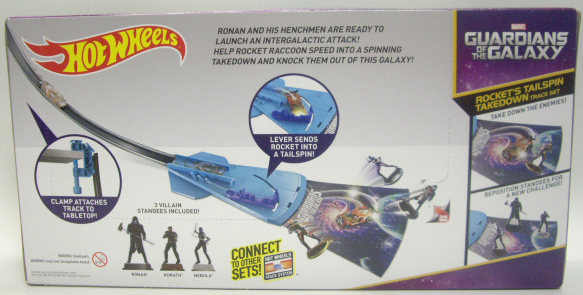 画像: 2015 HW MARVEL GUARDIANS OF THE GALAXY 【ROCKET'S TAILSPIN TAKEDOWN】　included ROCKET RACCOON CAR