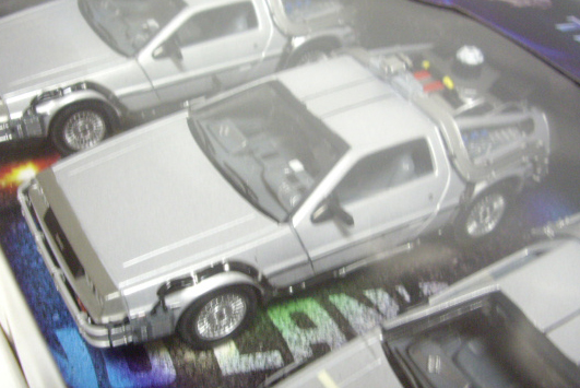 画像: 1/24 WELLY "BACK TO THE FUTURE" 【DELOREAN TIME MACHINE TRILOGY 3CAR PACK】　GRAY/RR