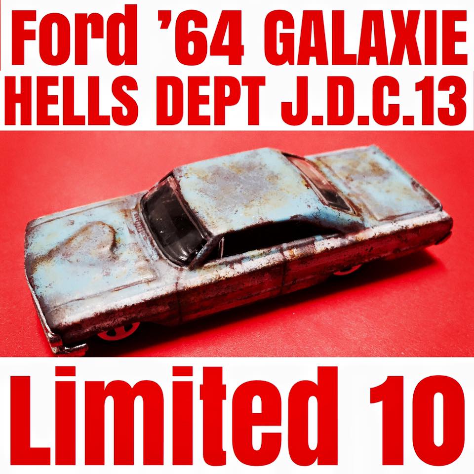 画像: PRE-ORDER HELLS DEPT 2015 【FORD '64 GALAXIE (完成品）】 サビ塗装VER.1(限定12台）（送料サービス適用外）