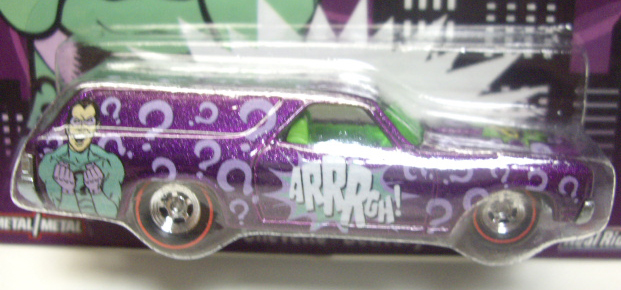 画像: 2015 POP CULTURE - DC COMIC BATMAN CLASSIC TV SERIES 【'70 CHEVELLE DELIVERY】 PURPLE/RR (RIDDLER）