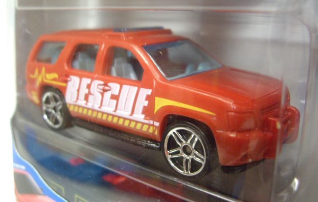 画像: 2015 HOT WHEELS 3PACK 【RESCUE RACERS】 Custom Ford Bronco / '07 Chevy Tahoe / HW Rapid Responde