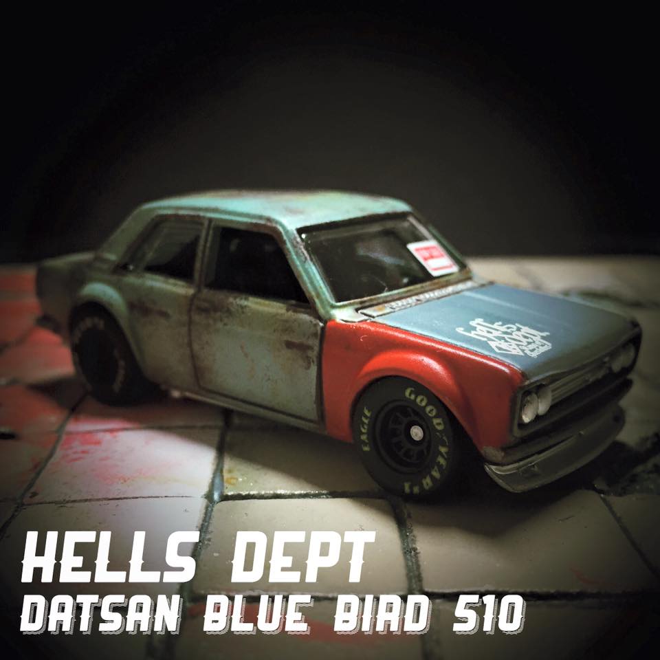 画像: PRE-ORDER HELLS DEPT 2015 J.D.C.13 【"MYSTERY CAR" DATSUN 510 BLUEBIRD (完成品）】 (限定10台）（送料サービス適用外）