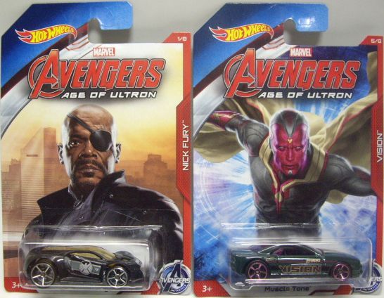 画像: 2015 WALMART EXCLUSIVE - MARVEL AVENGERS "AGE OF ULTRON" 【8種セット】(STING ROD/POWER RAGE,ROCKSTER/16 ANGELS/GROWLER/ULTRA RAGE/MUSCLE TONE BUZZ BOMB）