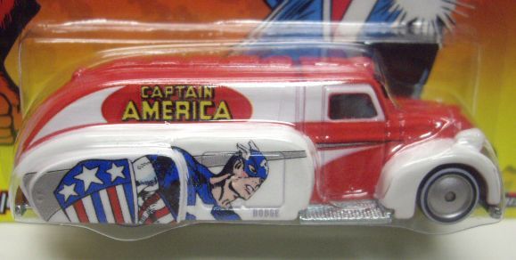 画像: 2015 POP CULTURE - MARVEL 【'38 DODGE AIRFLOW】 RED-WHITE/RR (CAPTAIN AMERICA）