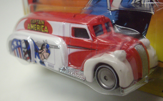 画像: 2015 POP CULTURE - MARVEL 【'38 DODGE AIRFLOW】 RED-WHITE/RR (CAPTAIN AMERICA）