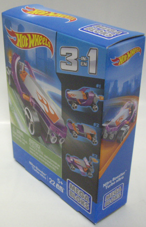 画像: MEGA BLOKS HOT WHEELS 3 in 1 【NITRO BOOSTER】　CLEAR PURPLE/3SP