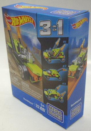 画像: MEGA BLOKS HOT WHEELS 3 in 1 【RUMBLEJACK】　LT.GREEN/5SP