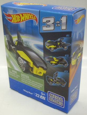 画像: MEGA BLOKS HOT WHEELS 3 in 1 【STING SHOT】　BLACK-YELLOW/LACE