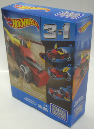 画像: MEGA BLOKS HOT WHEELS 3 in 1 【RAGE RIDER】　RED-BLACK/3SP