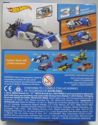 画像: MEGA BLOKS HOT WHEELS 3 in 1 【CHROMAD】　BLUE/10SP