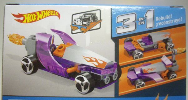 画像: MEGA BLOKS HOT WHEELS 3 in 1 【NITRO BOOSTER】　CLEAR PURPLE/3SP