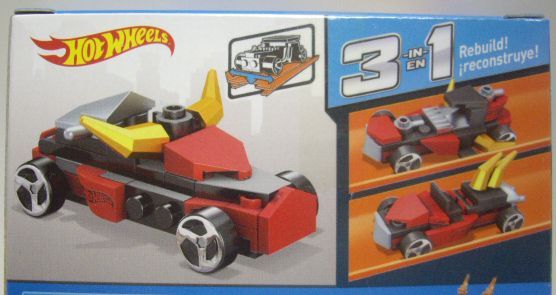 画像: MEGA BLOKS HOT WHEELS 3 in 1 【RAGE RIDER】　RED-BLACK/3SP