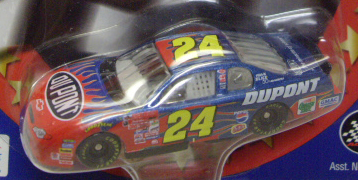 画像: 2001 ACTION - NASCAR WINNER'S CIRCLE 【"#24 DU PONT" CHEVY MONTE CARLO】　RED-BLUE (DRIVER STICKER)