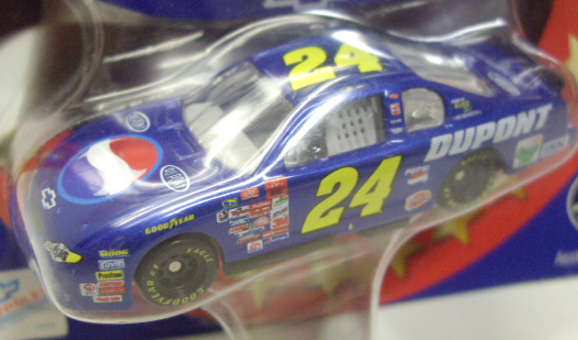 画像: 2002 ACTION - NASCAR WINNER'S CIRCLE 【"#24 DU PONT/PEPSI" CHEVY MONTE CARLO】 BLUE (with 1/24 RACE HOOD)