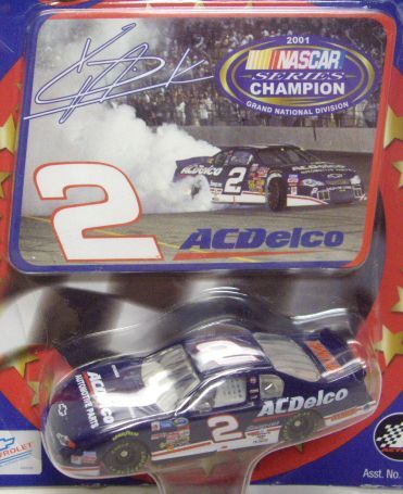 画像: 2001 ACTION - NASCAR WINNER'S CIRCLE 【"#2 AC DELCO" CHEVY MONTE CARLO】　NAVY (DRIVER STICKER)