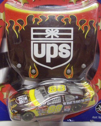 画像: 2002 ACTION - NASCAR WINNER'S CIRCLE 【"#88 UPS" FORD TAURUS】 BROWN-YELLOW (with 1/24 RACE HOOD)