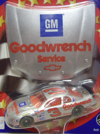 画像: 2002 ACTION - NASCAR WINNER'S CIRCLE 【"#3 GM GOODWRENCH" CHEVY MONTE CARLO】 SILVER (with 1/24 RACE HOOD)