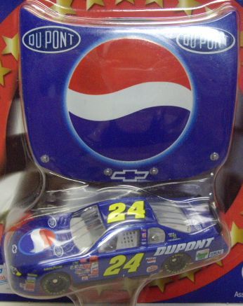 画像: 2002 ACTION - NASCAR WINNER'S CIRCLE 【"#24 DU PONT/PEPSI" CHEVY MONTE CARLO】 BLUE (with 1/24 RACE HOOD)