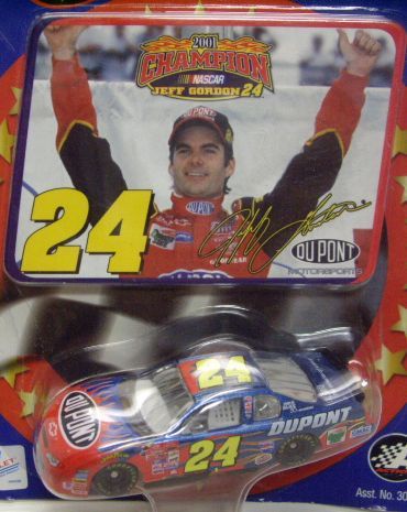 画像: 2001 ACTION - NASCAR WINNER'S CIRCLE 【"#24 DU PONT/2001 CHAMPION" CHEVY MONTE CARLO】　RED-BLUE (DRIVER STICKER)