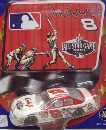 画像: 2001 ACTION - NASCAR WINNER'S CIRCLE 【"#8 ALL STAR GAME" CHEVY MONTE CARLO】　WHITE-RED (DRIVER STICKER)