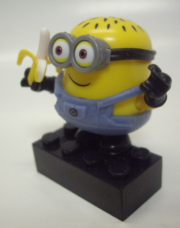 画像: MEGA BLOKS - DESPICABLE ME 2 (怪盗グルーのミニオン危機一発) 【MINION ミニフィグ4】　YELLOW/バナナ