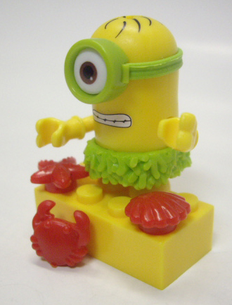 画像: MEGA BLOKS - MINIONS A MOVIE 【MINION ミニフィグ8】　YELLOW-GREEN