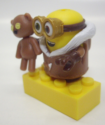 画像: MEGA BLOKS - MINIONS A MOVIE 【MINION ミニフィグ12(シークレット）】　YELLOW-BROWN