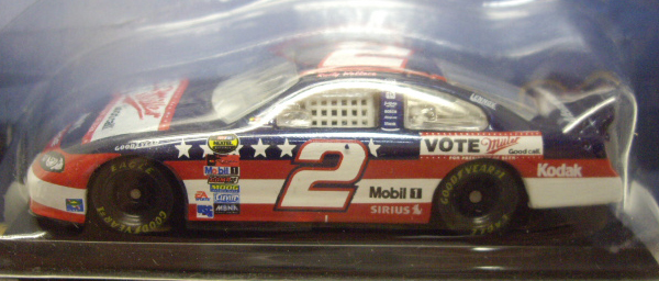 画像: 2004 ACTION - NASCAR WINNER'S CIRCLE 【"#2 MILLER" DODGE CHARGER】 BLUE-RED (台座付き)