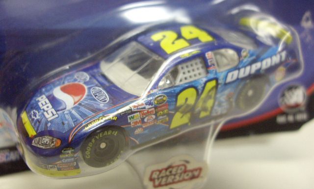 画像: 2004 ACTION - NASCAR WINNER'S CIRCLE 【"#24 DUPONT/PEPSI" CHEVY MONTE CARLO】 BLUE(RACED VERSION) (WITH STICKER)