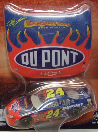 画像: 2004 ACTION - NASCAR WINNER'S CIRCLE 【"#24 DUPONT/LOONEY TUNES" CHEVY MONTE CARLO】 BLUE-ORANGE (with 1/24 RACE HOOD)