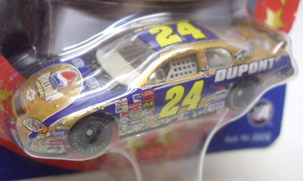 画像: 2003 ACTION - NASCAR WINNER'S CIRCLE 【"#24 DU PONT/PEPSI" CHEVY MONTE CARLO】 BLUE-GOLD (with 1/24 RACE HOOD)