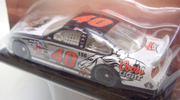 画像: 2004 ACTION - NASCAR WINNER'S CIRCLE 【"#40 COORS LIGHT" DODGE CHARGER】 WHITE-BLACK (台座付き)