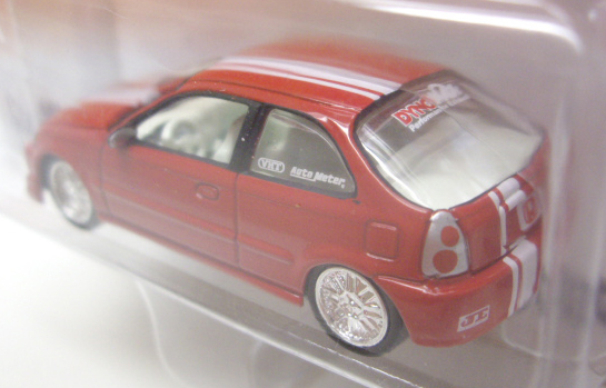 画像: 2002 JOHNNY LIGHTNING - IMPORT HEAT 【HONDA CIVIC CUSTOM】　RED