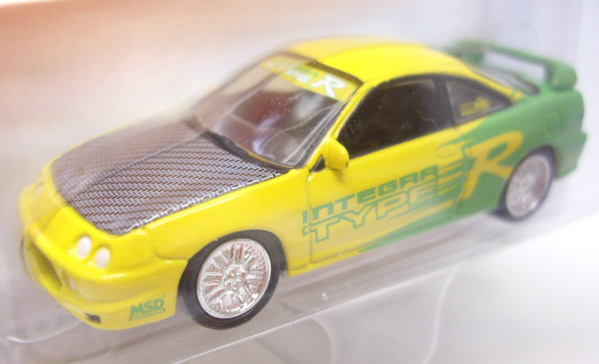 画像: 2002 JOHNNY LIGHTNING - IMPORT HEAT 【ACURA INTEGRA TYPE R】　YELLOW-LT.GREEN