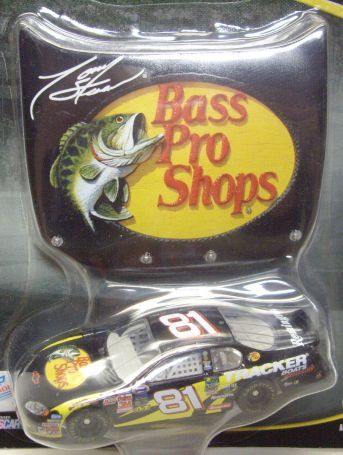 画像: 2004 ACTION - NASCAR WINNER'S CIRCLE 【"#81 BASS PRO SHOPS" CHEVY MONTE CARLO】 BLACK (with 1/24 RACE HOOD)