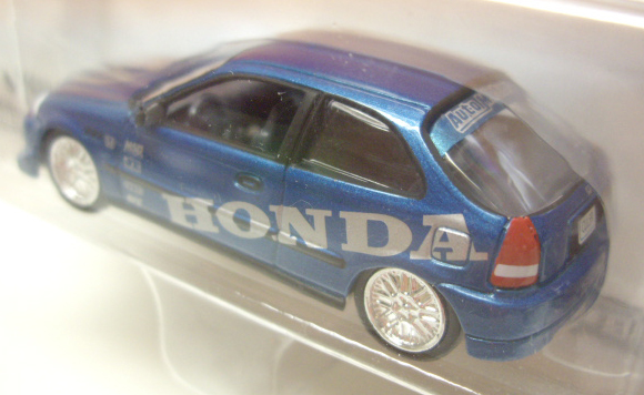 画像: 2002 JOHNNY LIGHTNING - IMPORT HEAT 【HONDA CIVIC CUSTOM】　MET.BLUE