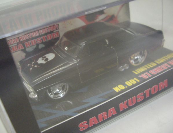 画像: SARA KUSTOM 【"DEATH PROOF"1/55 '67 CHEVY NOVA (カスタム完成品）】 BLACK/RR （送料サービス適用外） 