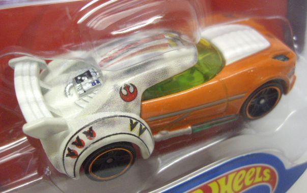 画像: 2015 HW STAR WARS 【LUKE SKYWALKER】　WHITE-ORANGE/PR5  (2015 BLACK CARD)