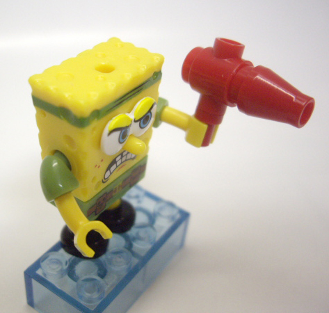 画像: MEGA BLOKS - THE SPONGEBOB MOVIE SPONGE OUT OF WATER S2 【SPONGEBOB】　YELLOW