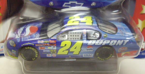 画像: 1/43 2003 ACTION - NASCAR WINNER'S CIRCLE 【"#24 PEPSI/DU PONT" CHEVY MONTE CARLO】　BLUE (with 1/18 RACE HOOD)