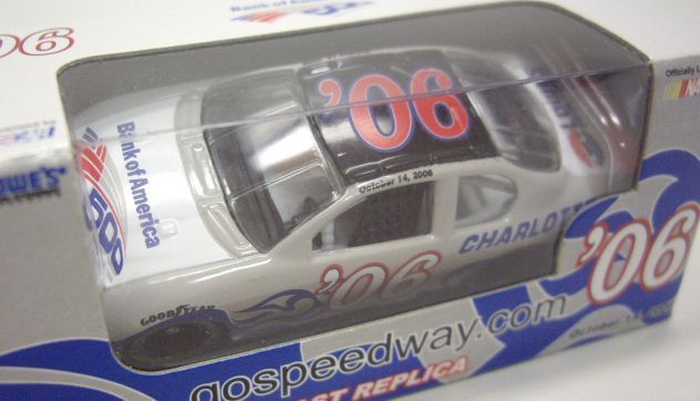 画像: 2006 ACTION? - NASCAR LOWE'S MOTOR SPEEDWAY LIMITED EDITION 【"OCT. 14, 2006" CHEVY MONTE CARLO】　GRAY