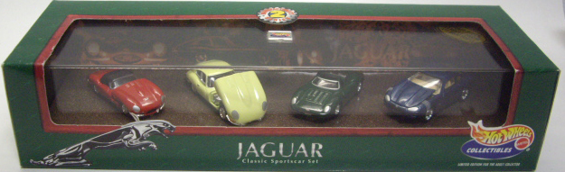 画像: LOOSE - 1998 100% COLLECTIBLES JAGUAR CLASSIC SPORTSCAR SET 【JAGUAR XKE】 LT.YELLOW/RR