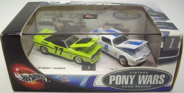 画像: LOOSE - 2002 100% COLLECTIBLES - VINTAGE PONY WARS ROAD RACING 【'70 DODGE CHARGER】 LT.GREEN/RR