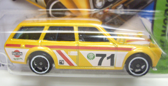 画像: 【'71 DATSUN BLUEBIRD 510 WAGON】　YELLOW/O5 (インターナショナル・ショートカード) 