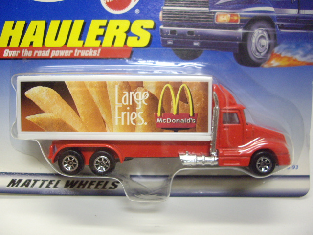 画像: 1997 HW HAULERS 【McDONALD'S (LARGE FRIES)】　RED-WHITE/7SP