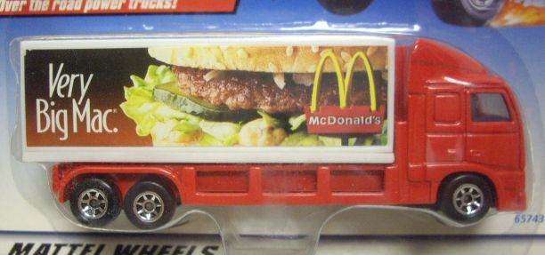 画像: 1998 HW HAULERS 【McDONALD'S (BIG MAC)】　RED-WHITE/7SP