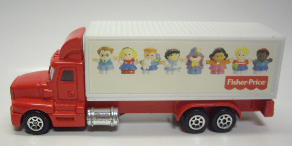 画像: LOOSE - 1996 HW HAULERS 【FISHER-PRICE】　RED-WHITE/7SP