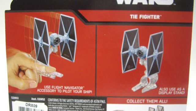 画像: 2015 HW STAR WARS STARSHIP 【TIE FIGHTER】　BLUEGRAY-BLACK (BLACK CARD)