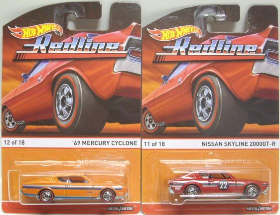 画像: 2015 HW HERITAGE - REDLINE 【Dアソート 6種セット】 