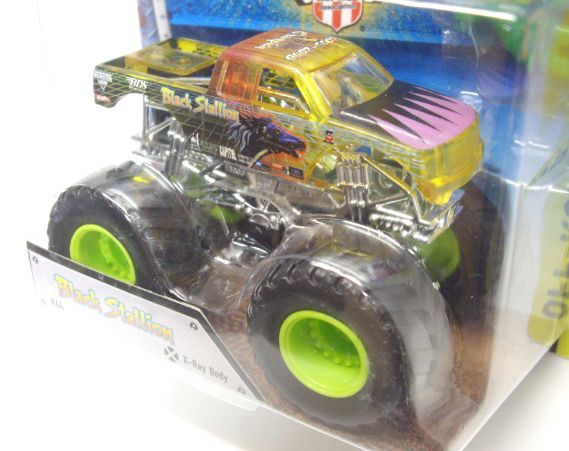 画像: 2015 MONSTER JAM includes SNAP-ON BATTLE SLAMMER! 【BLACK STALLION】 CLEAR YELLOW (X-RAY BODY)